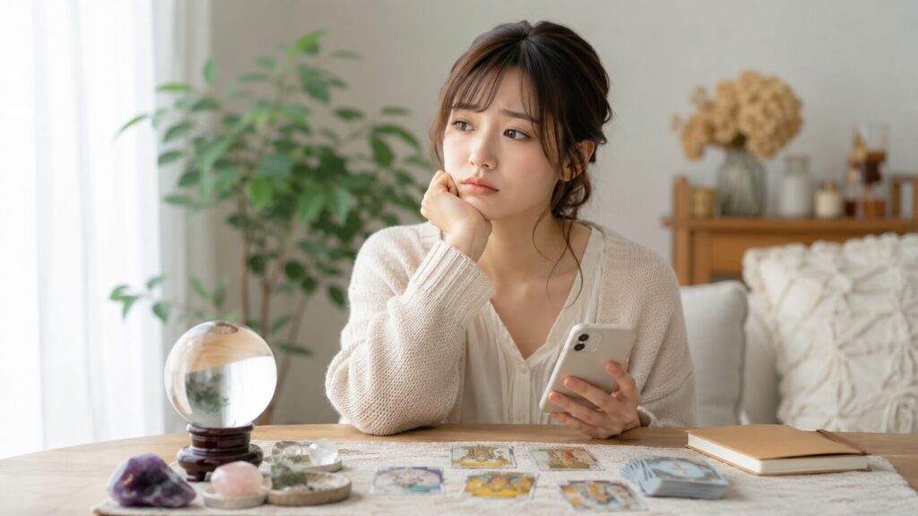 占い好きは頭が悪いと思われないか悩む日本人女性