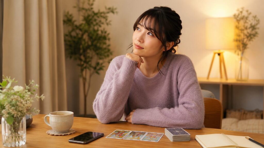 いつ彼氏ができるかをタロット占いで考える日本人女性