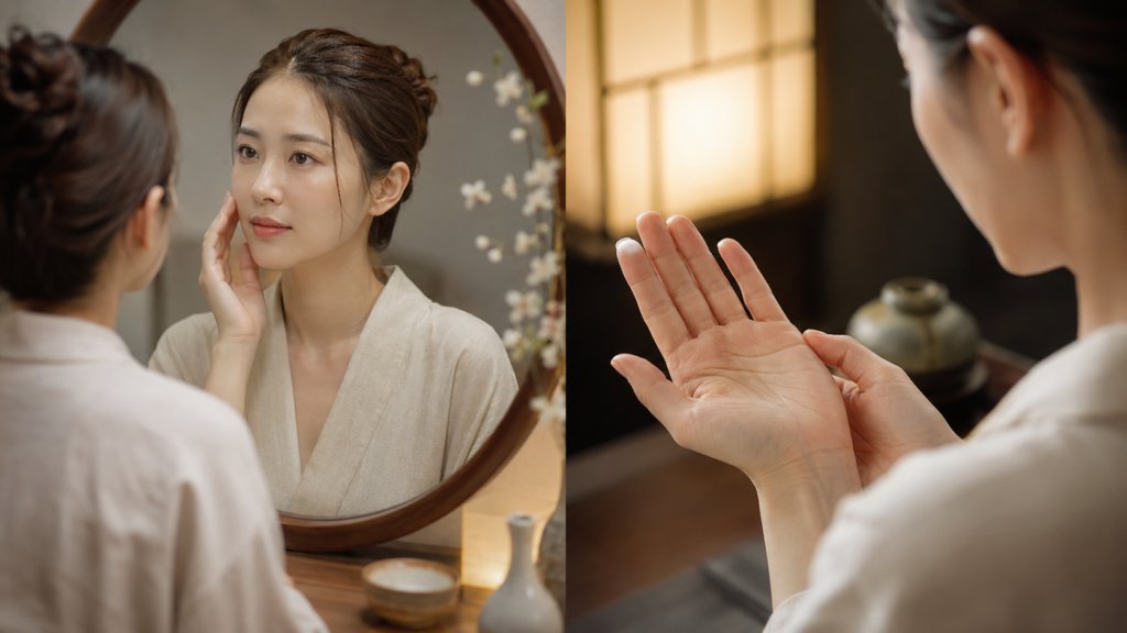 金運が良い人の顔や手相の特徴を確認する日本人女性