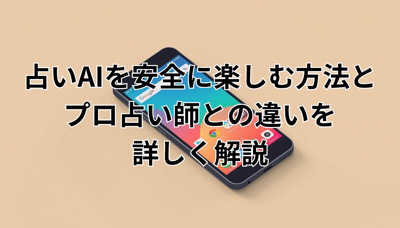 占いAIを安全に楽しむ方法とプロ占い師との違いを詳しく解説