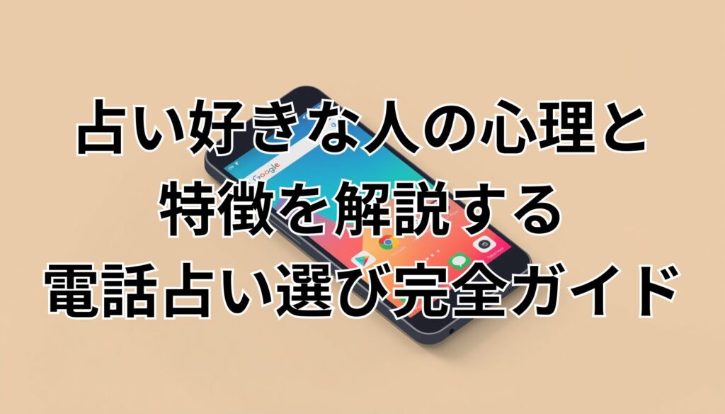 占い好きな人の心理と特徴を解説する電話占い選び完全ガイド